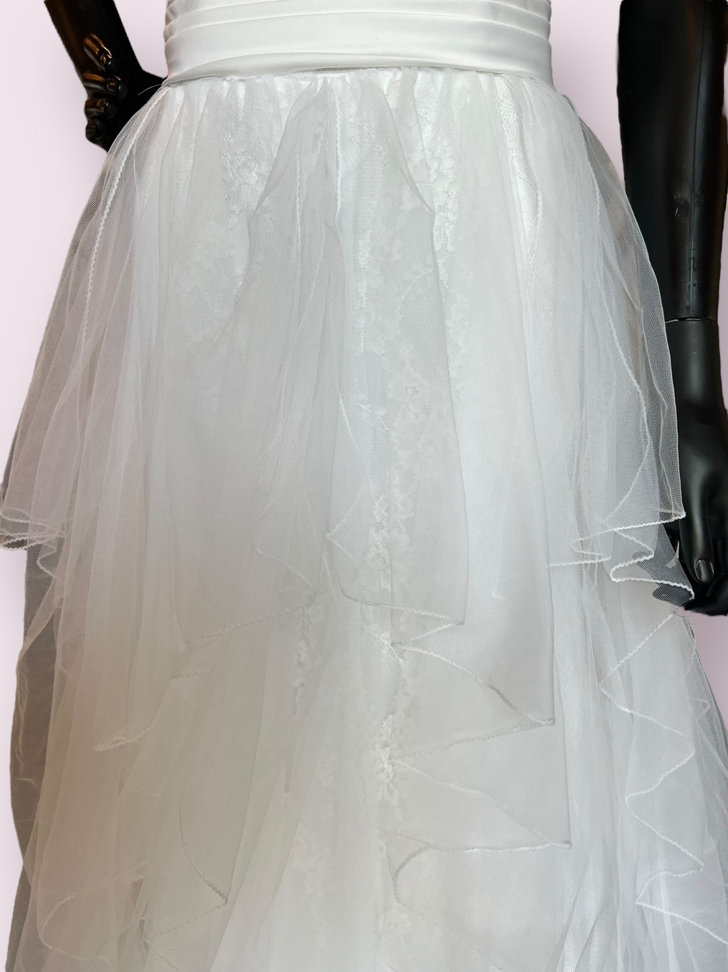 Alfred Angelo A-Line Tulle & Lace Wedding Gown
