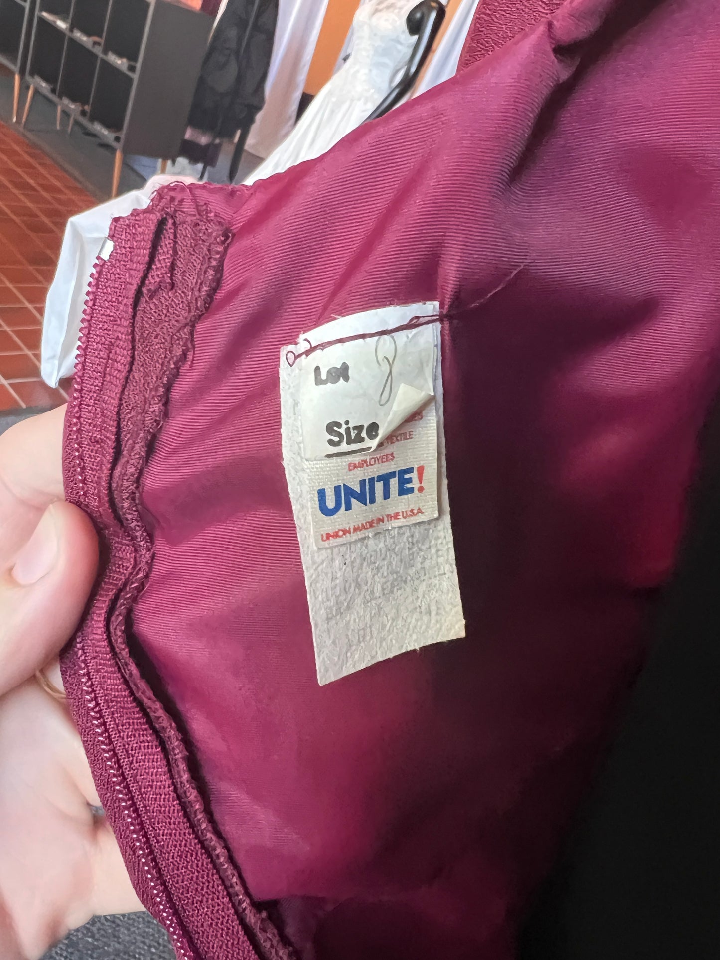 Burgundy Cap Sleeve Bow Front Full Length Formal Gown