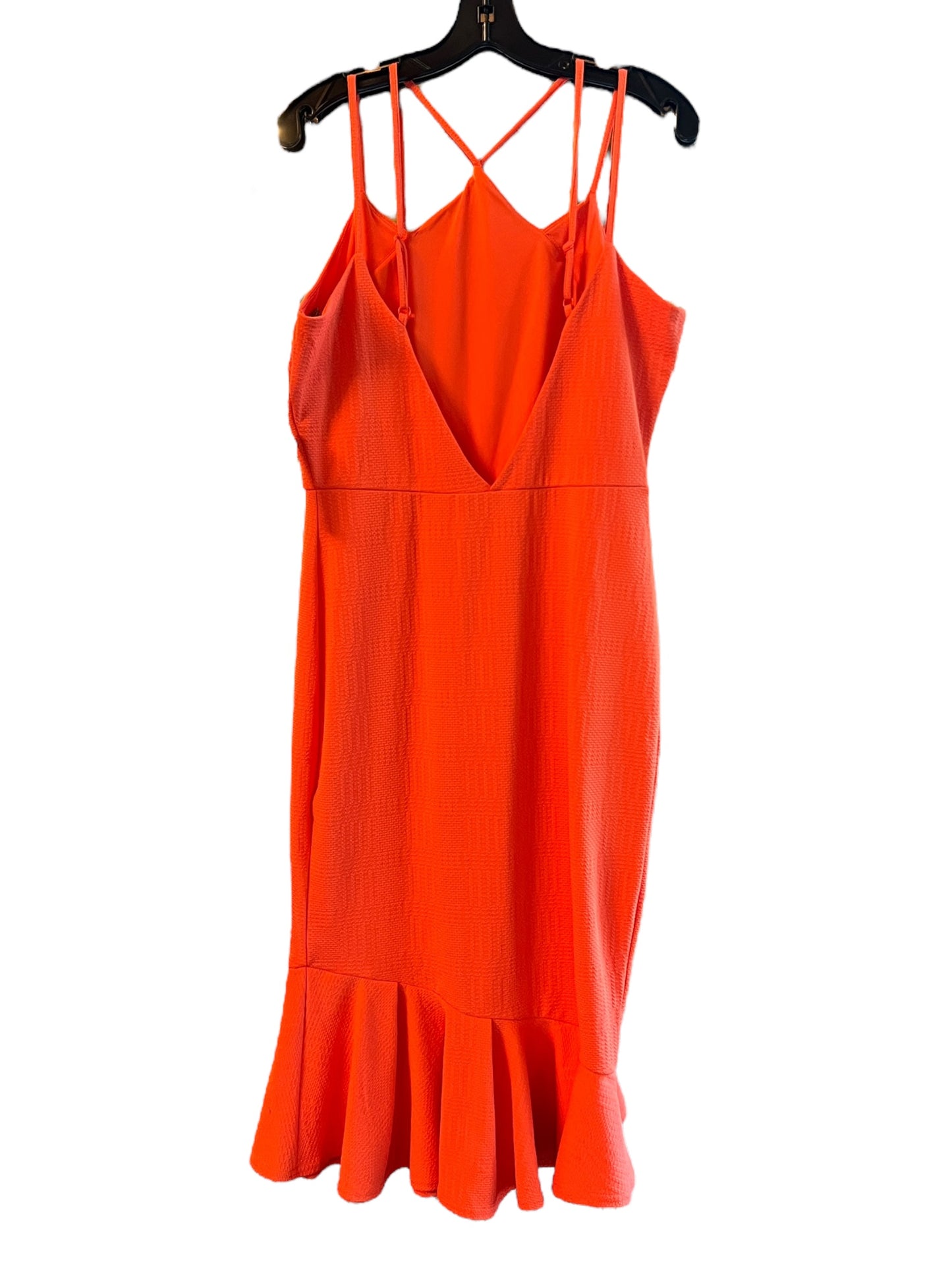Coral Mermaid Halter Dress