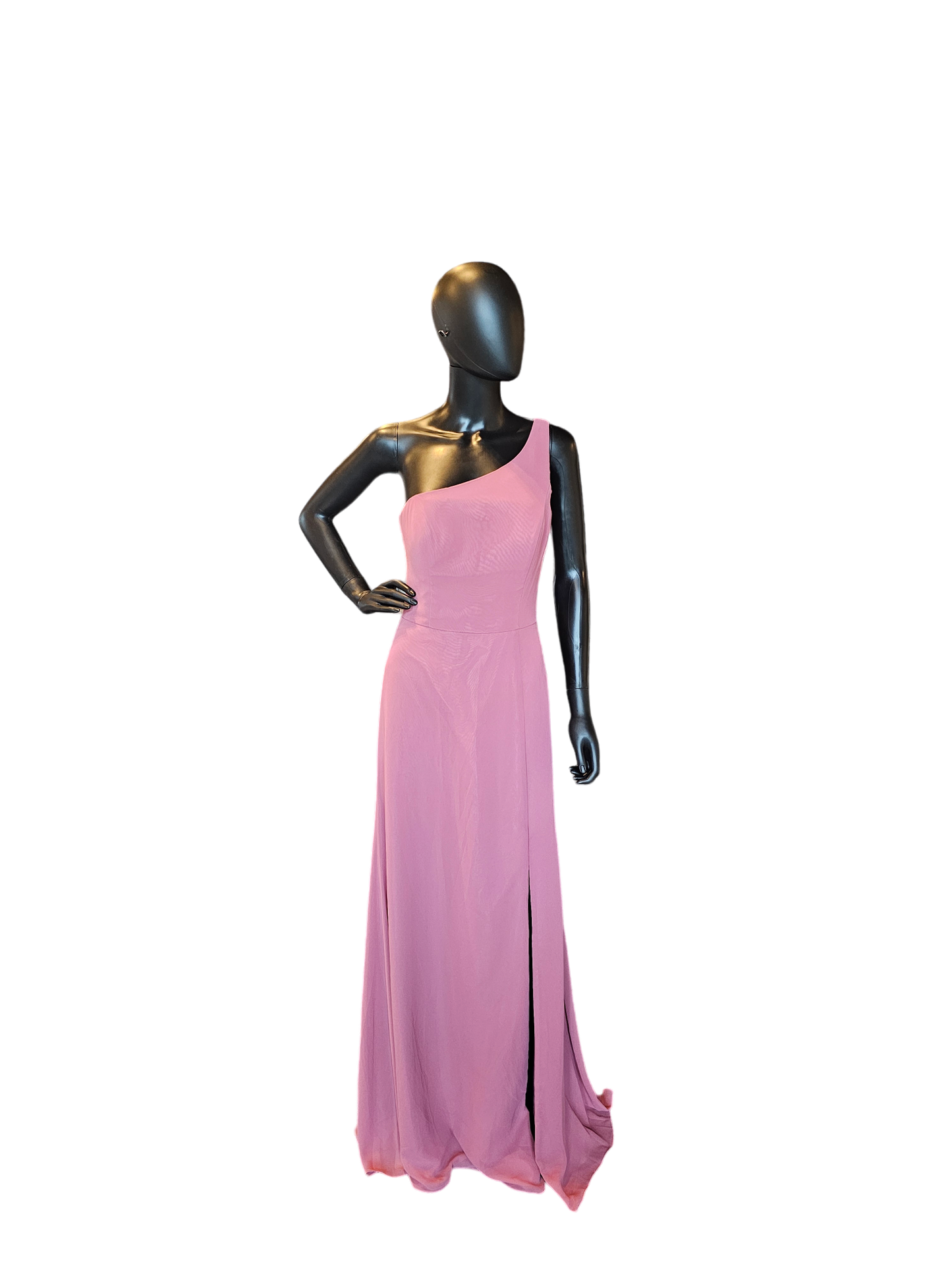 Dusty Rose - Hayley Paige - Bridesmaid Full Length Formal Gown