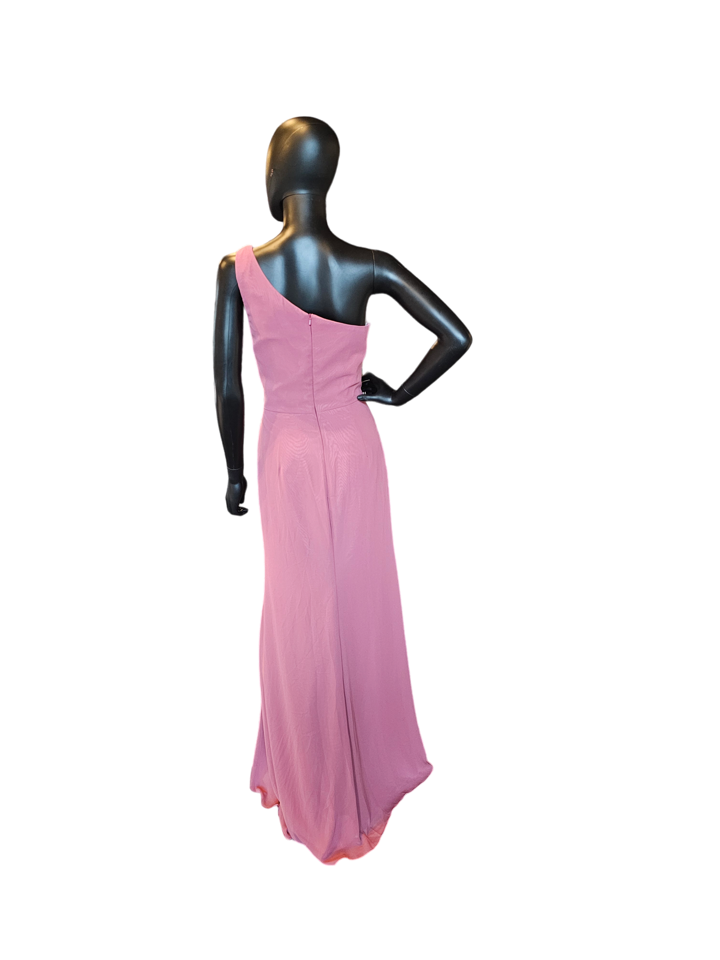 Dusty Rose - Hayley Paige - Bridesmaid Full Length Formal Gown