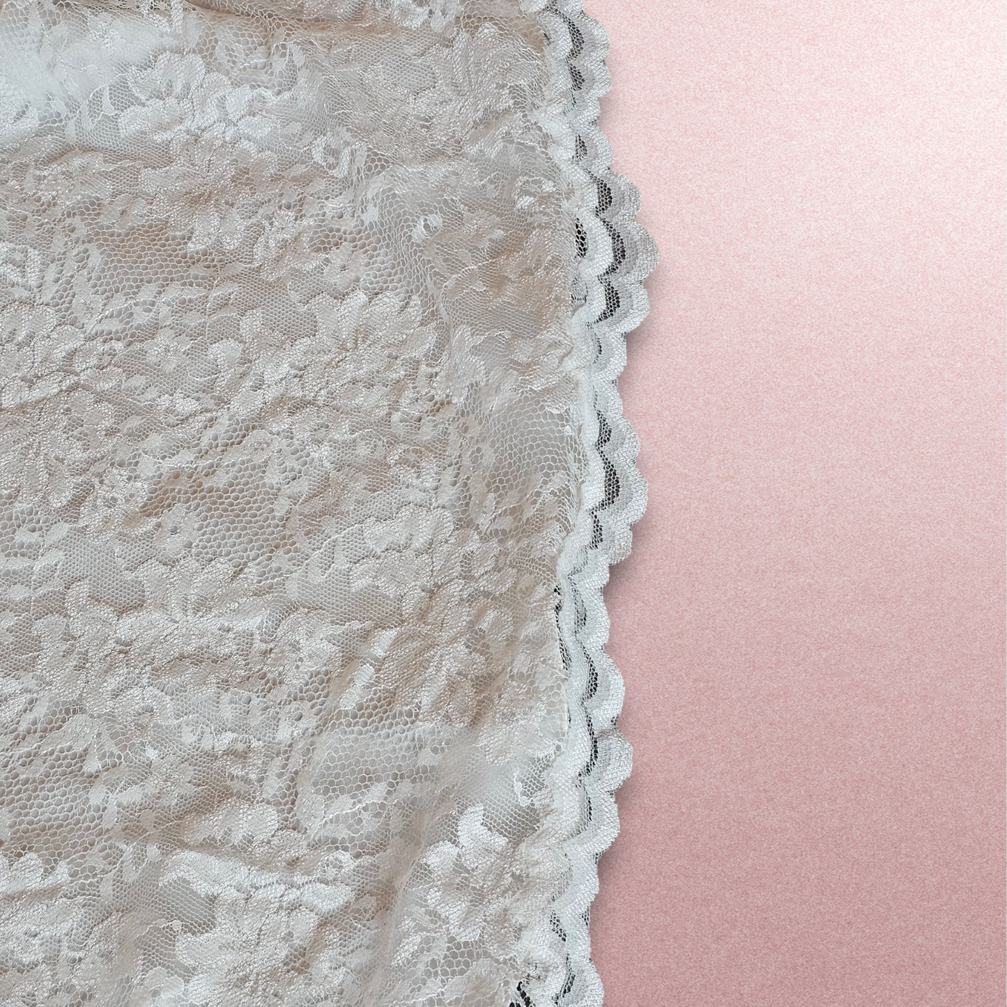 David's Bridal Lace Side Ruched Wedding Gown