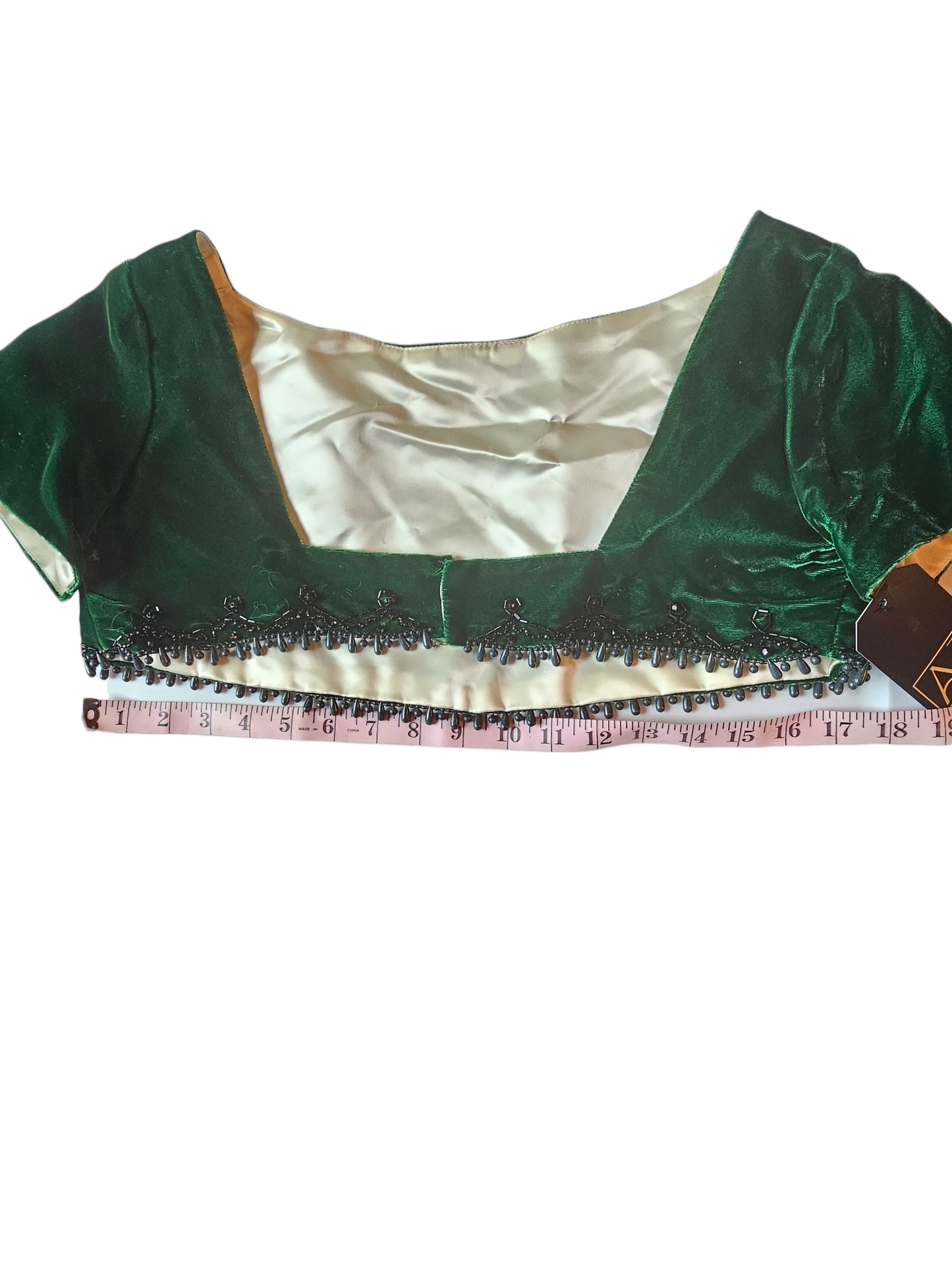 Vintage Green Velvet Jacket