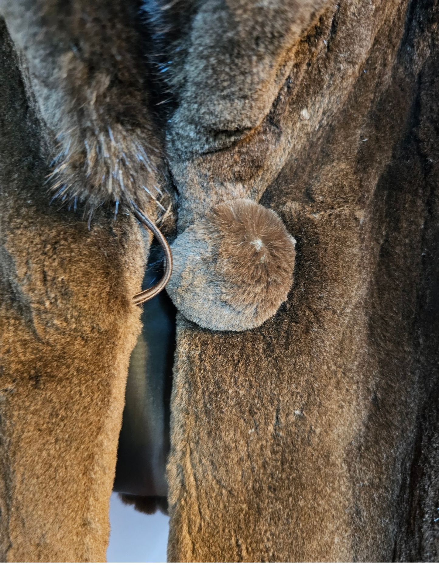 Vintage Cropped Fur Jacket