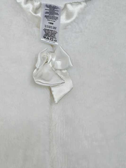 Childs White Fur Vest