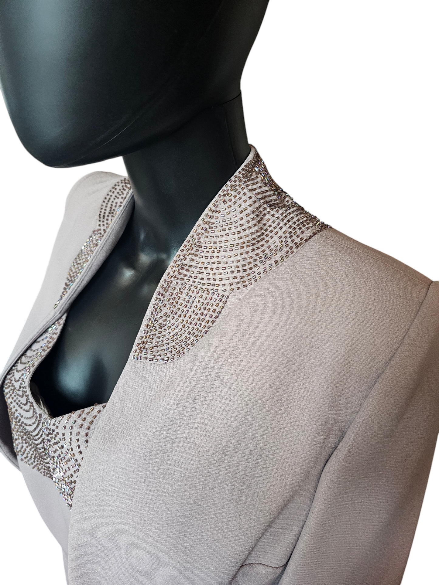 Light Lavender Formal Sheath Dress W/Jacket - Marcelle Couture