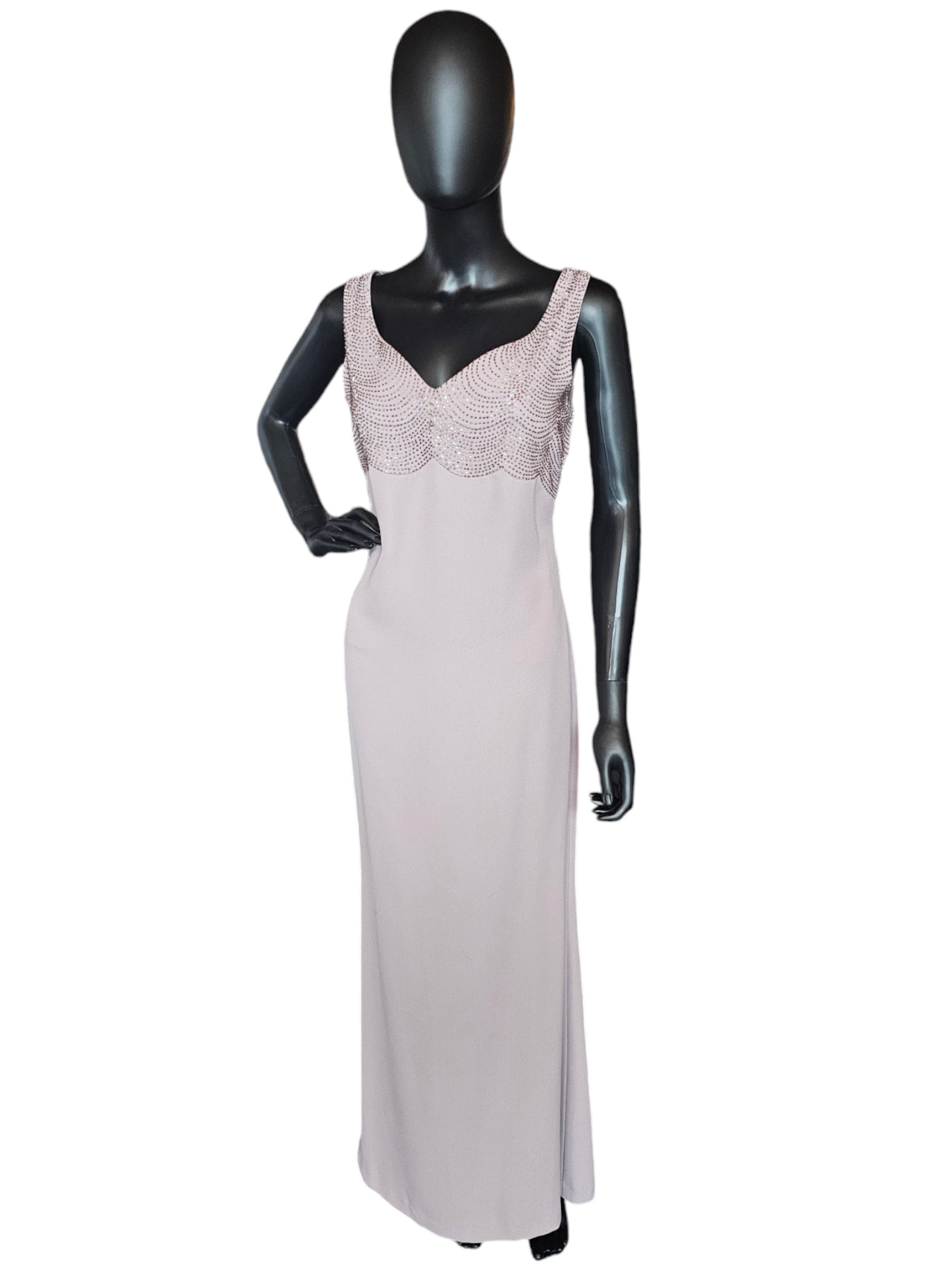 Light Lavender Formal Sheath Dress W/Jacket - Marcelle Couture