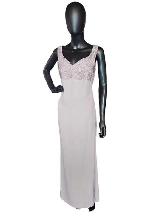 Light Lavender Formal Sheath Dress W/Jacket - Marcelle Couture
