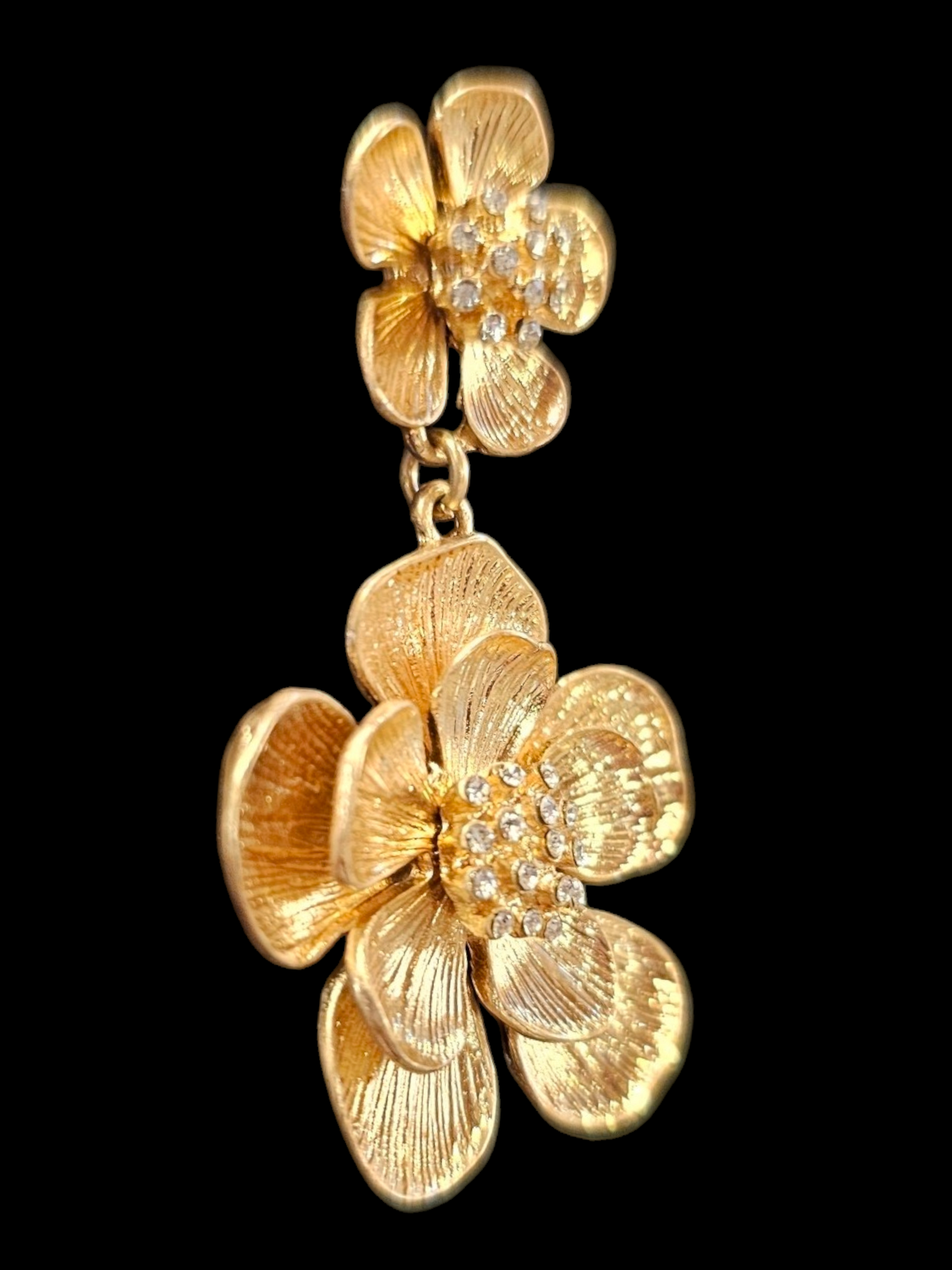 Gold Flower Dangle