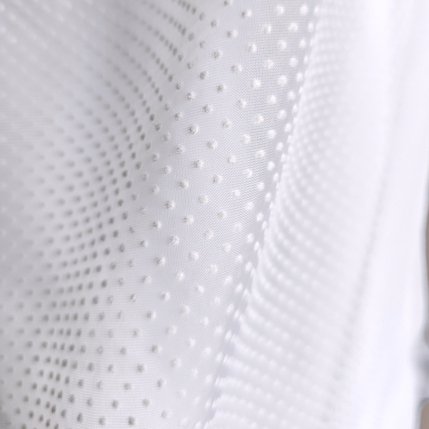 Vintage White Polka dot Prairie Style Wedding Gown