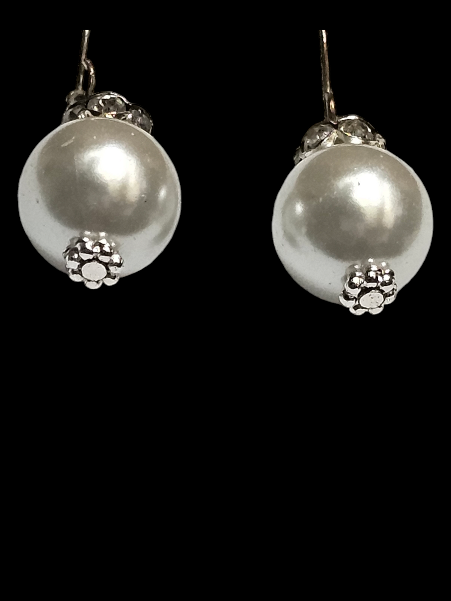 Faux Pearl with Swakovski Findings Earring