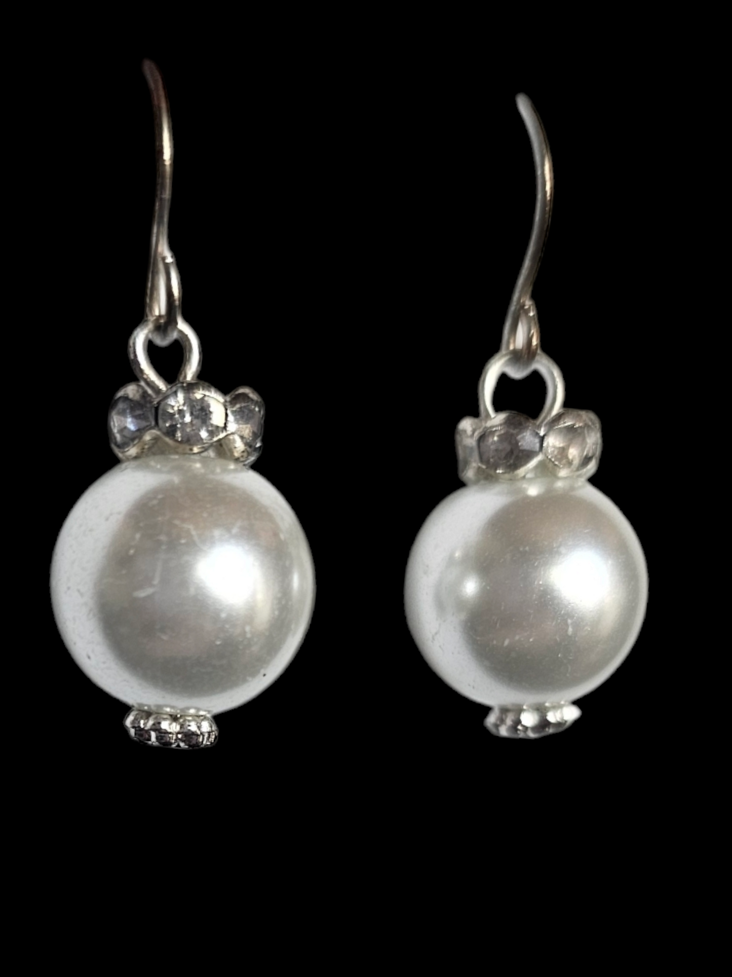 Faux Pearl with Swakovski Findings Earring