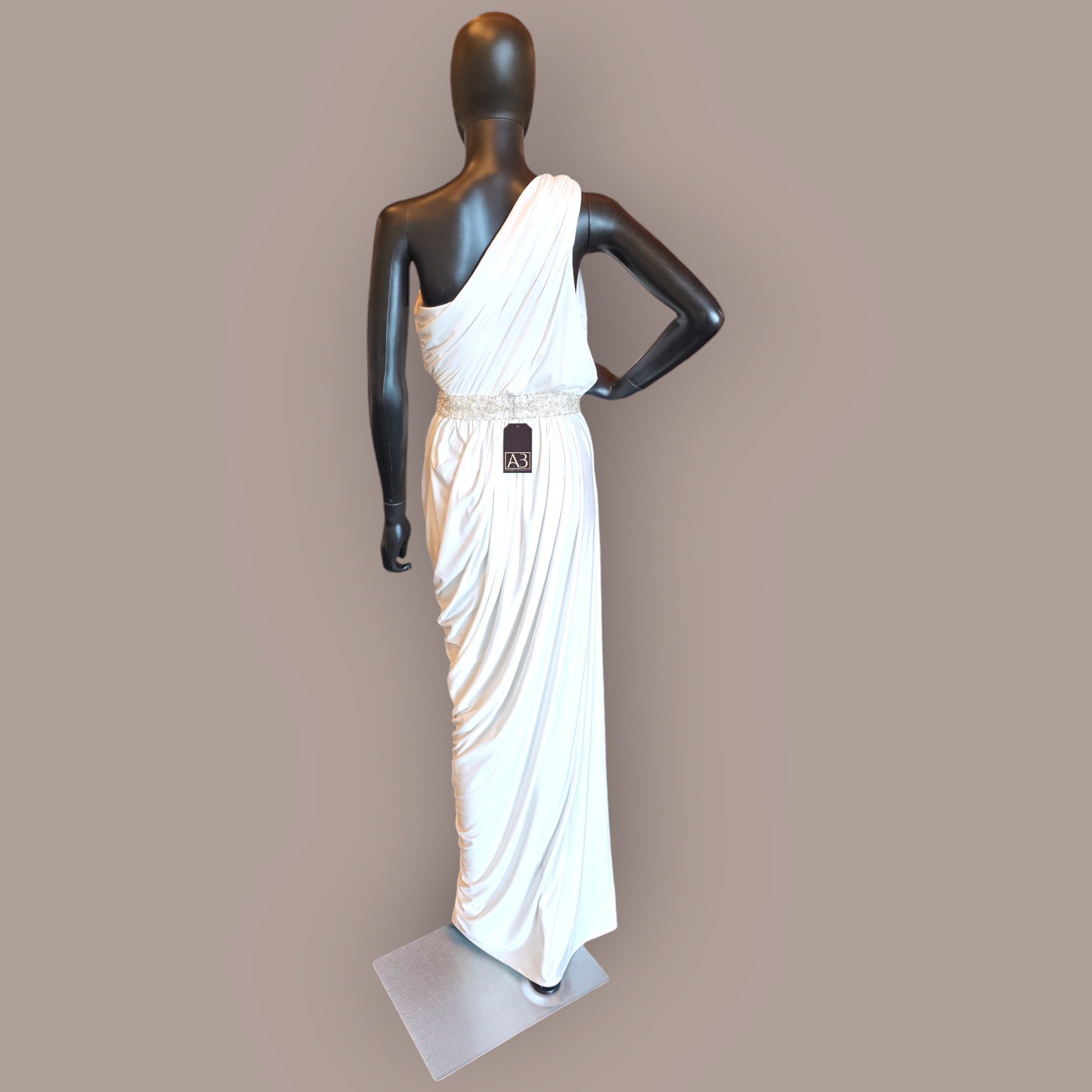 Ivory Jersey One Shoulder - Pia Gladys Perey