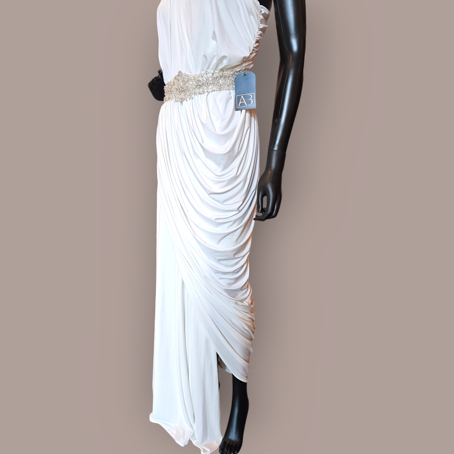 Ivory Jersey One Shoulder - Pia Gladys Perey