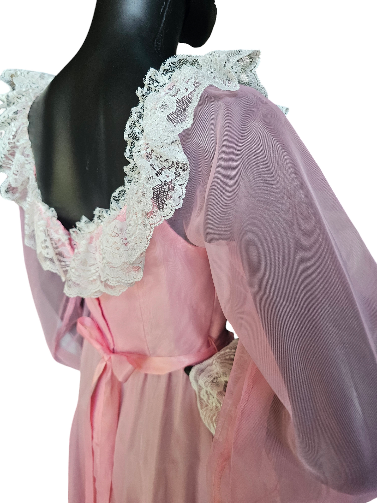 Vintage Barbie Pink Long Sleeve Formal