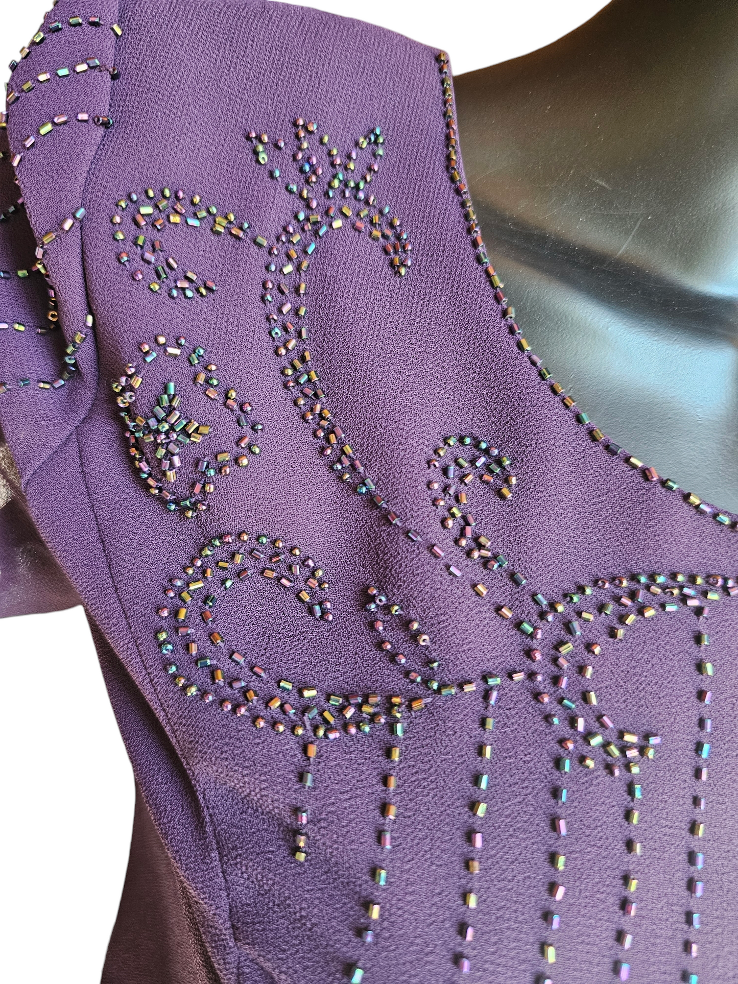 Plum R & M Richards Formal Gown