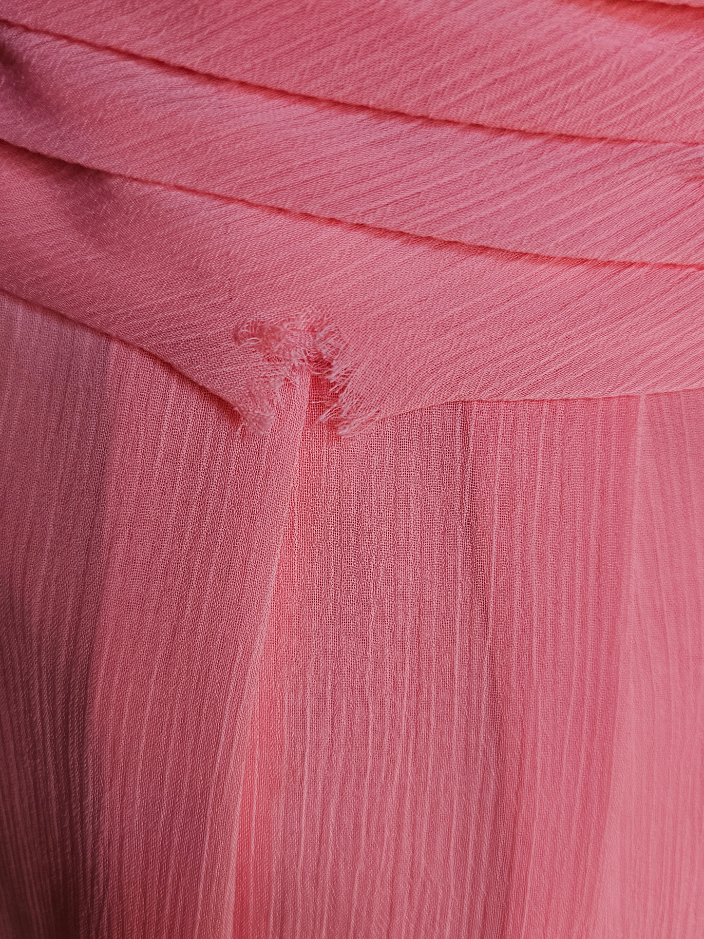 Davids Bridal Coral Strapless Chiffon