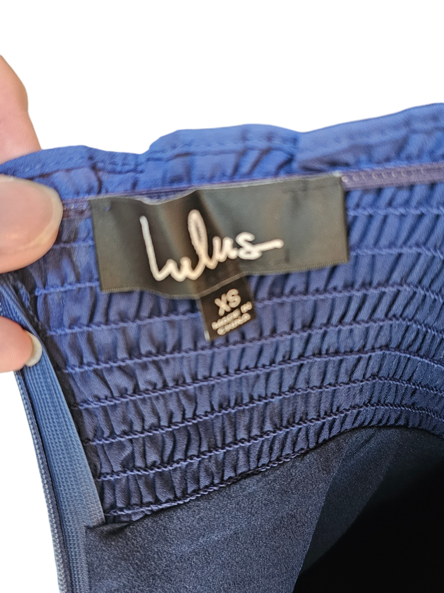 Royal Blue Chiffon Casual Dress - Lulus - NWT