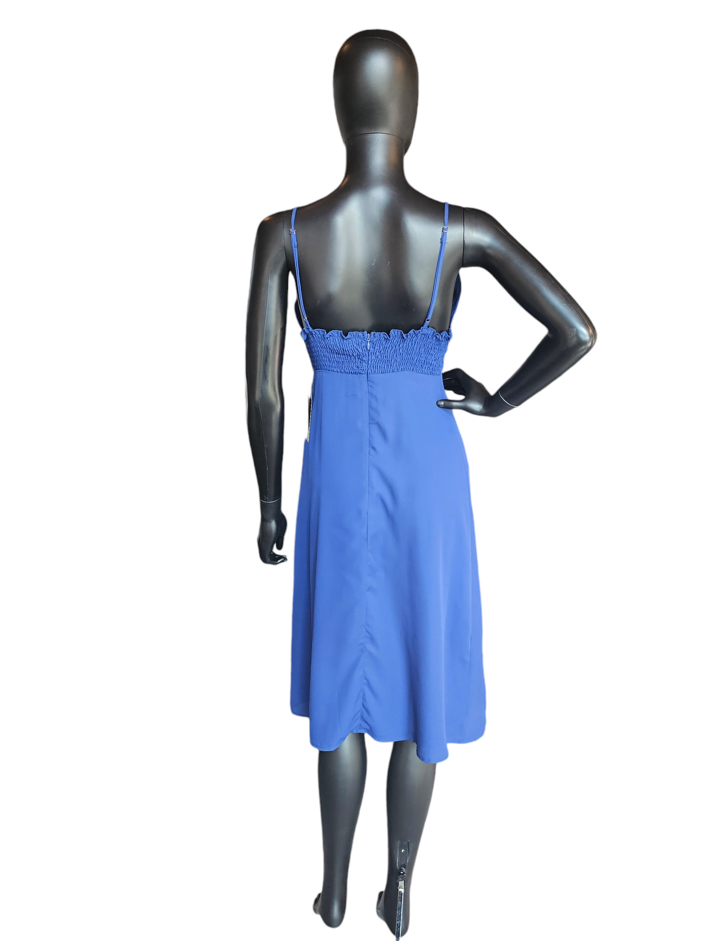Royal Blue Chiffon Casual Dress - Lulus - NWT