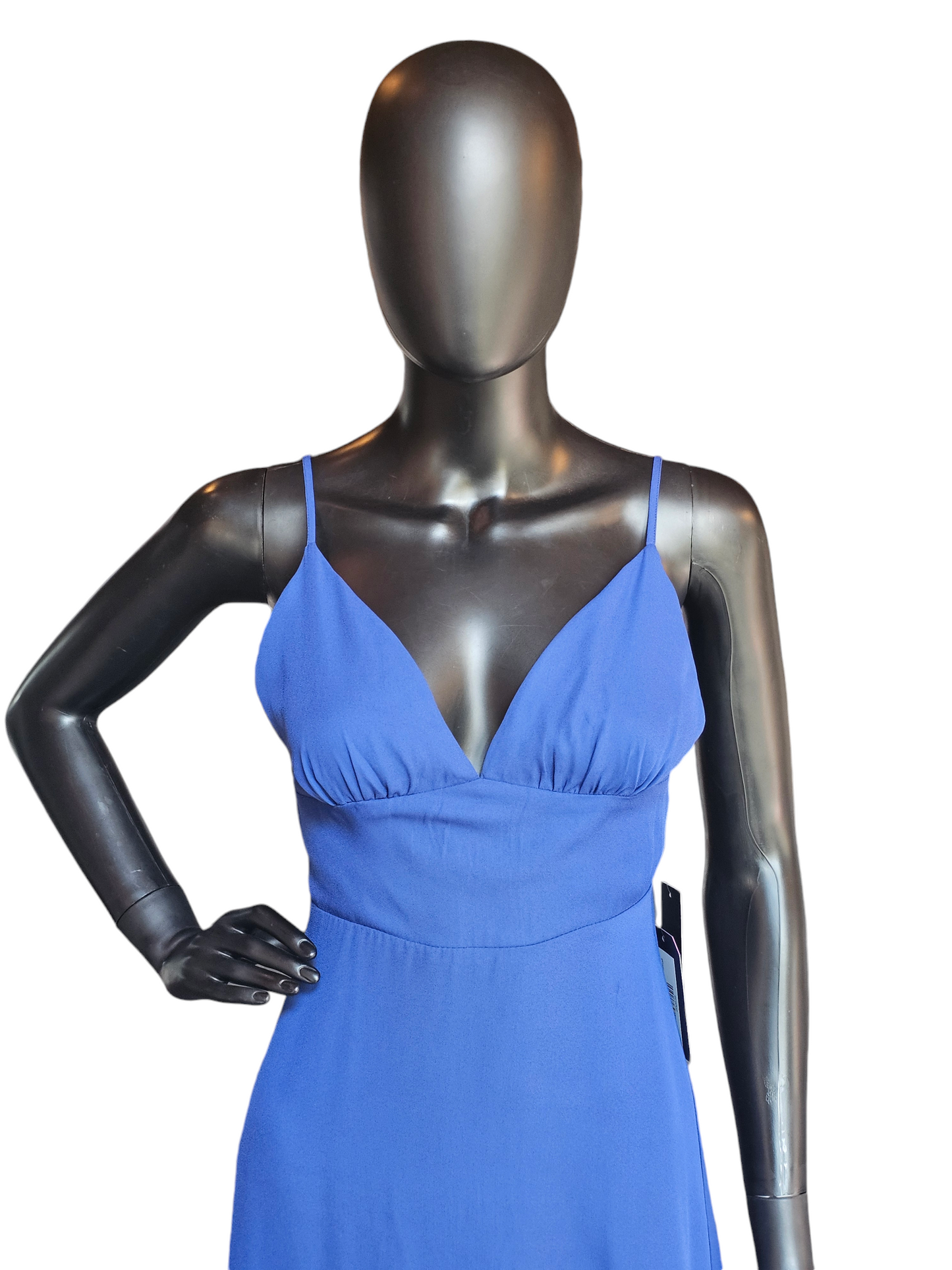 Royal Blue Chiffon Casual Dress - Lulus - NWT