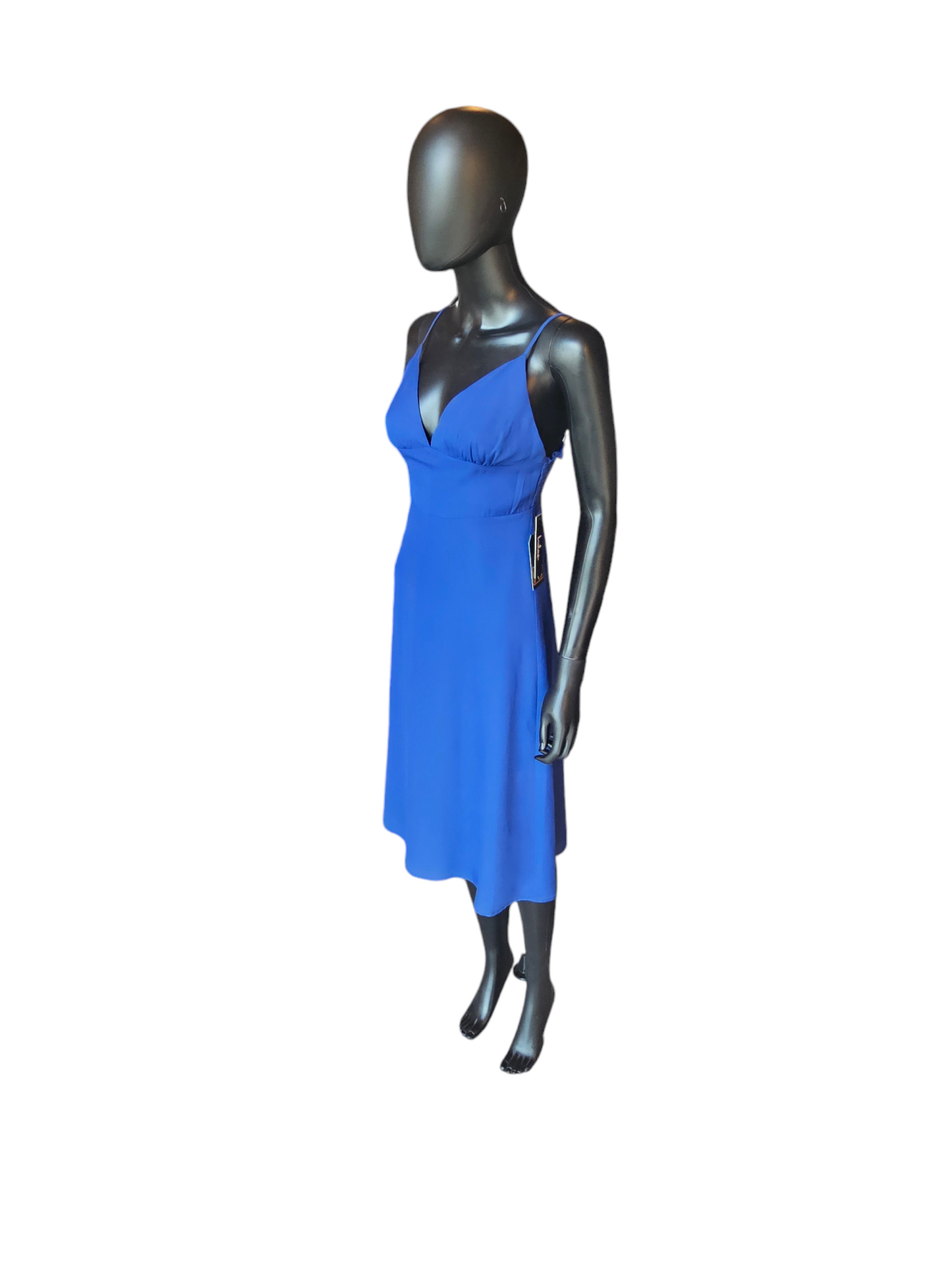 Royal Blue Chiffon Casual Dress - Lulus - NWT