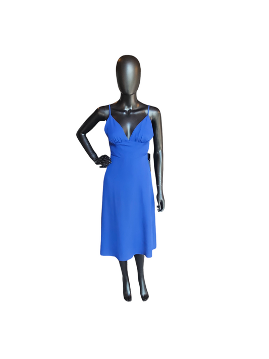 Royal Blue Chiffon Casual Dress - Lulus - NWT