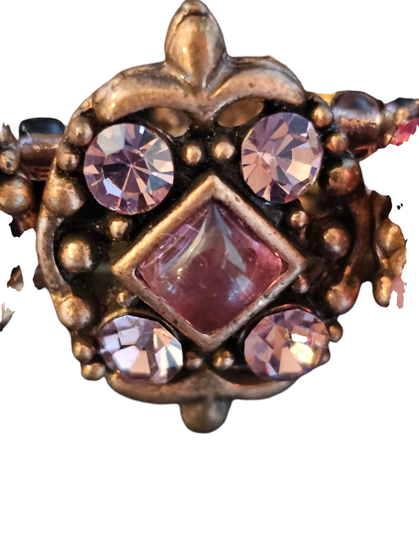 Pink Crystal Stretch Bracelet