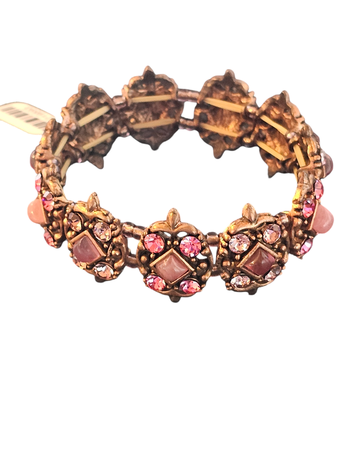 Pink Crystal Stretch Bracelet