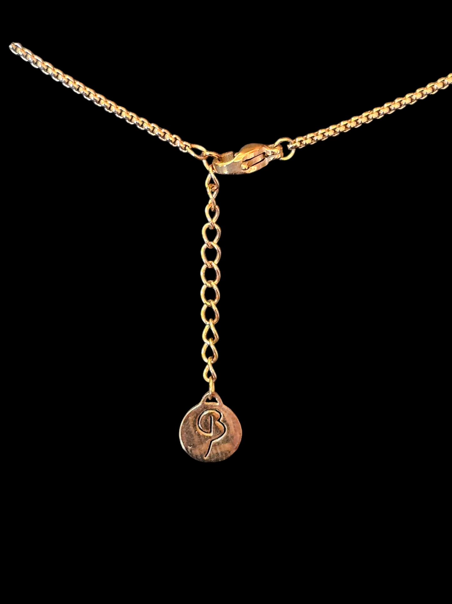 Copper Minimalist Circle/Crystal Necklace