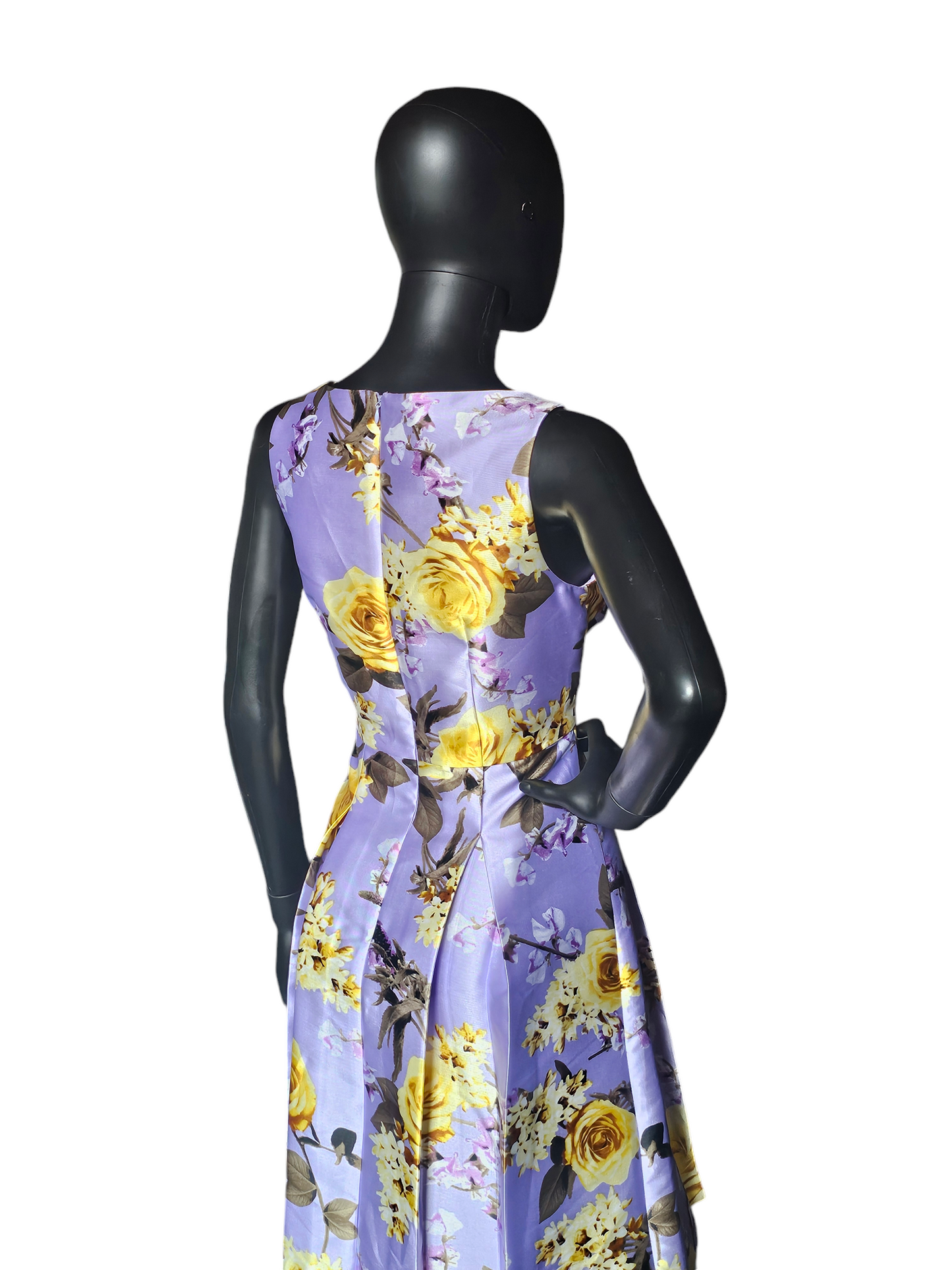 Lavender Yellow Floral V-Neck - Shelby Nites NWT
