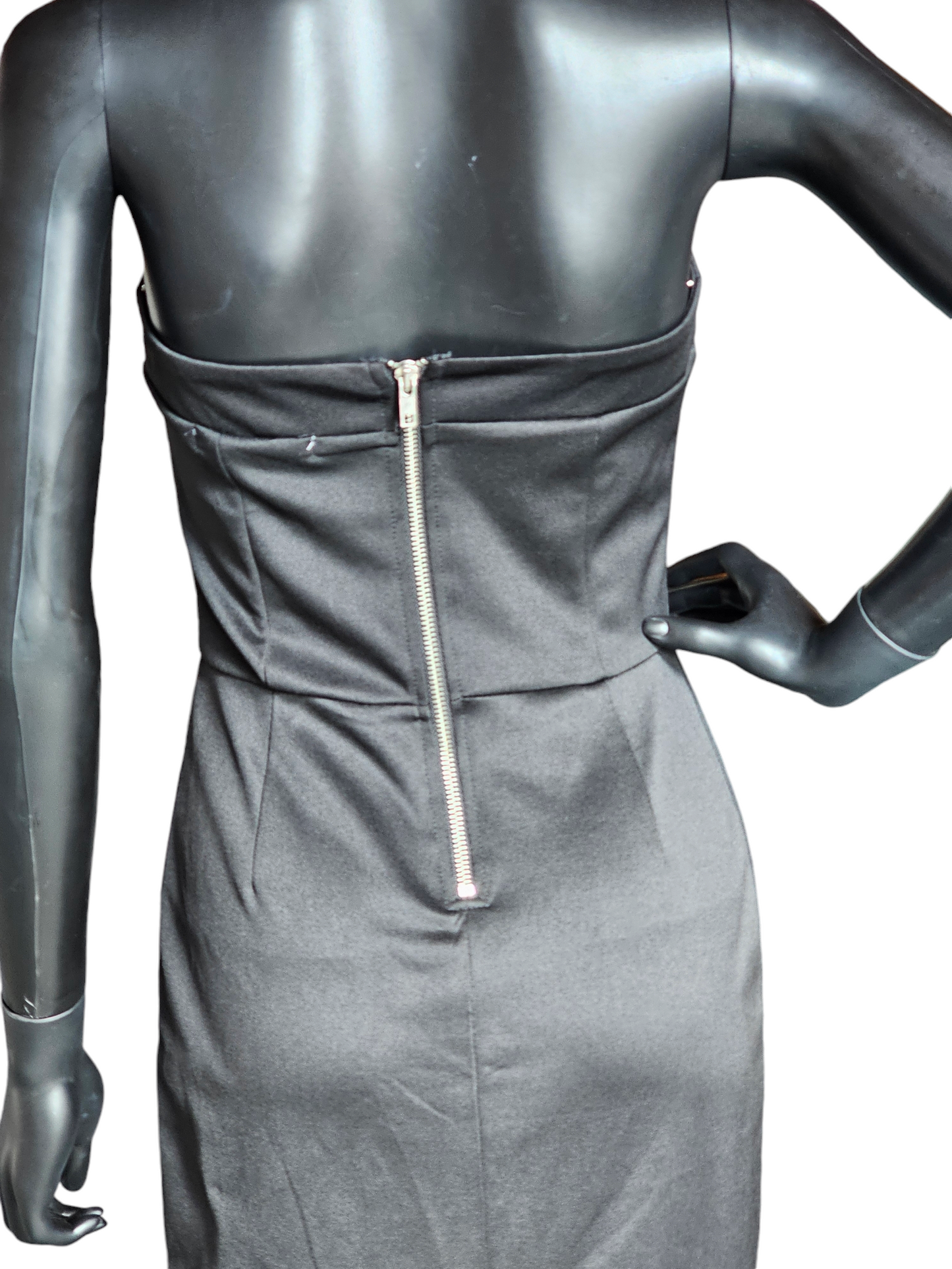 Black/White Body Con Sheath Dress - Bailey Blue