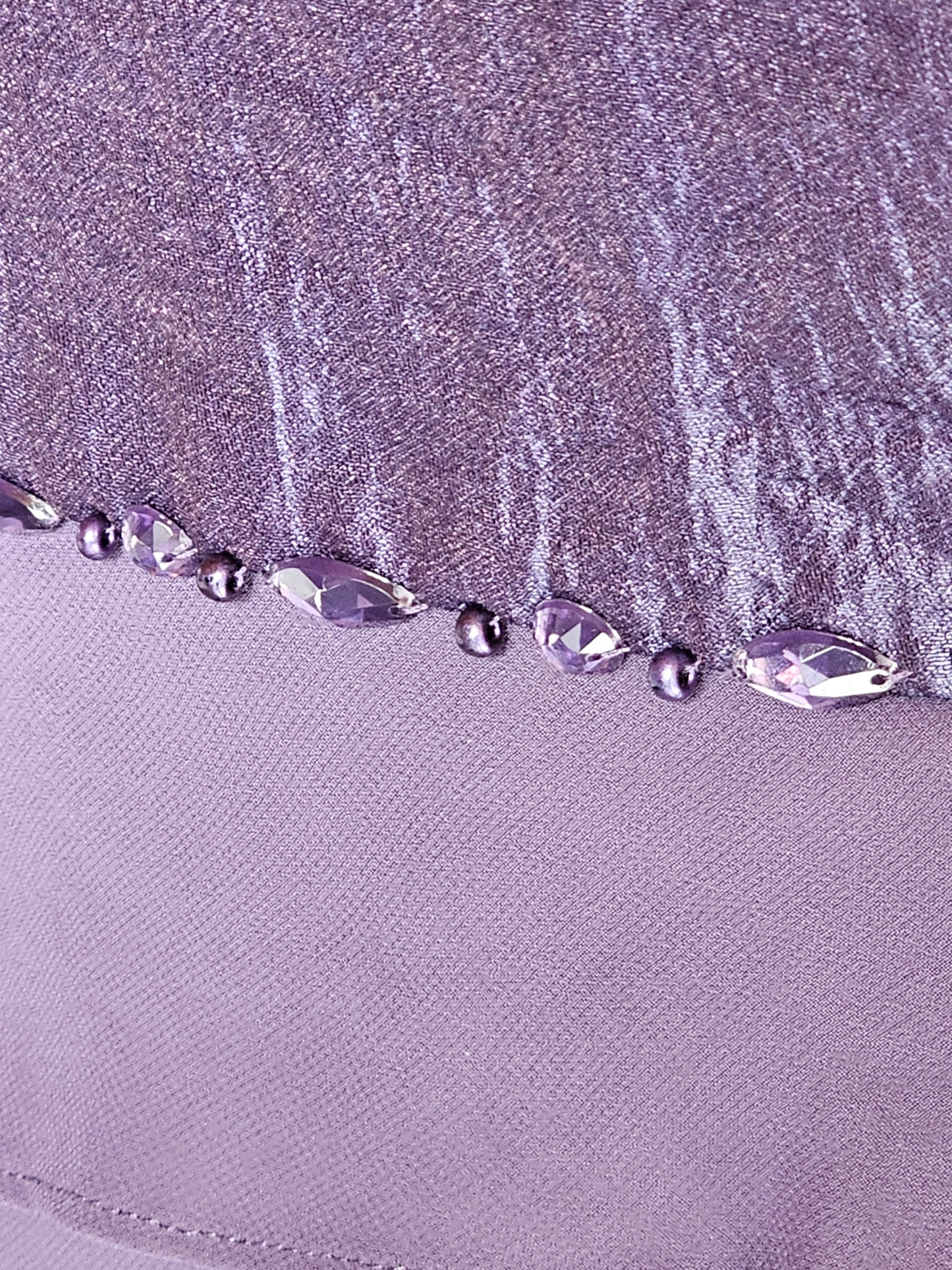 Purple Metallic Tiered Spaghetti Strap - SL Fashions