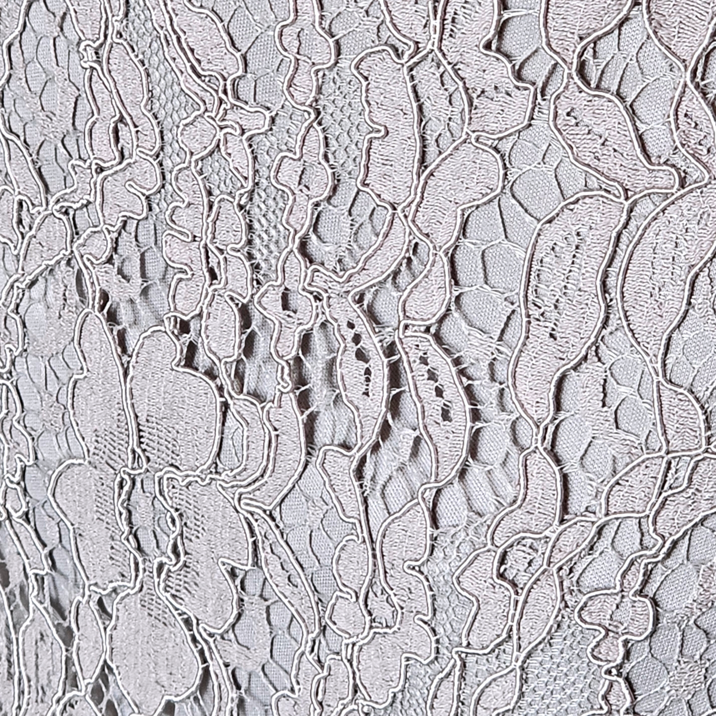 Silver Lace Halter Formal Dress - Hayley Paige