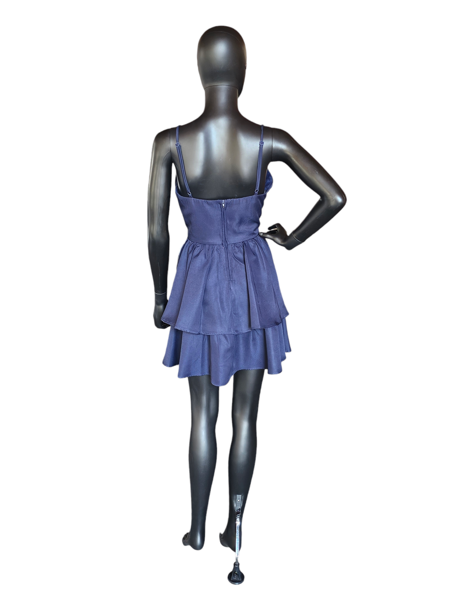 Navy Short Peplum Dress - Speechless - NWT