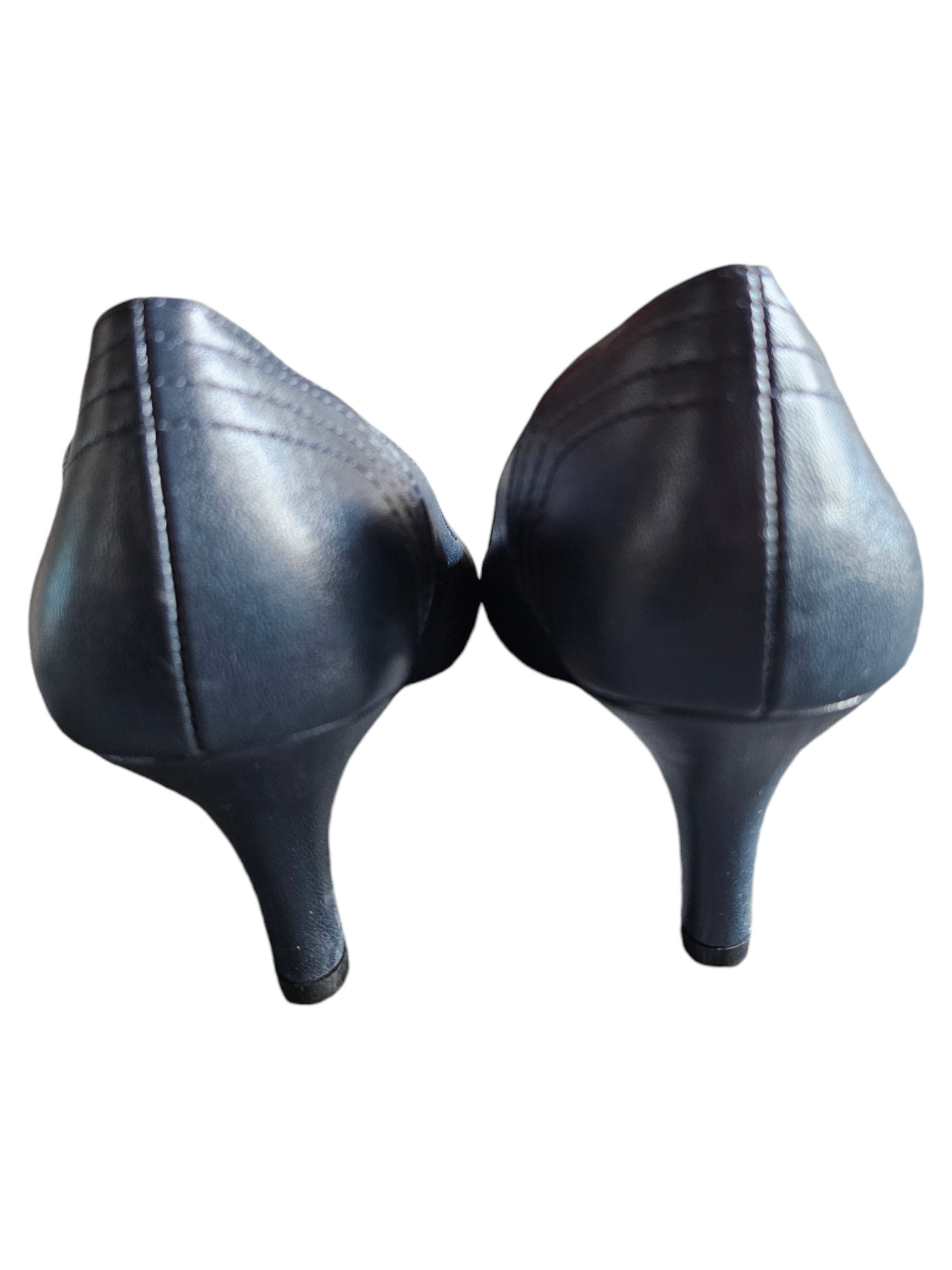 Navy Heeled Pump - Lifestride