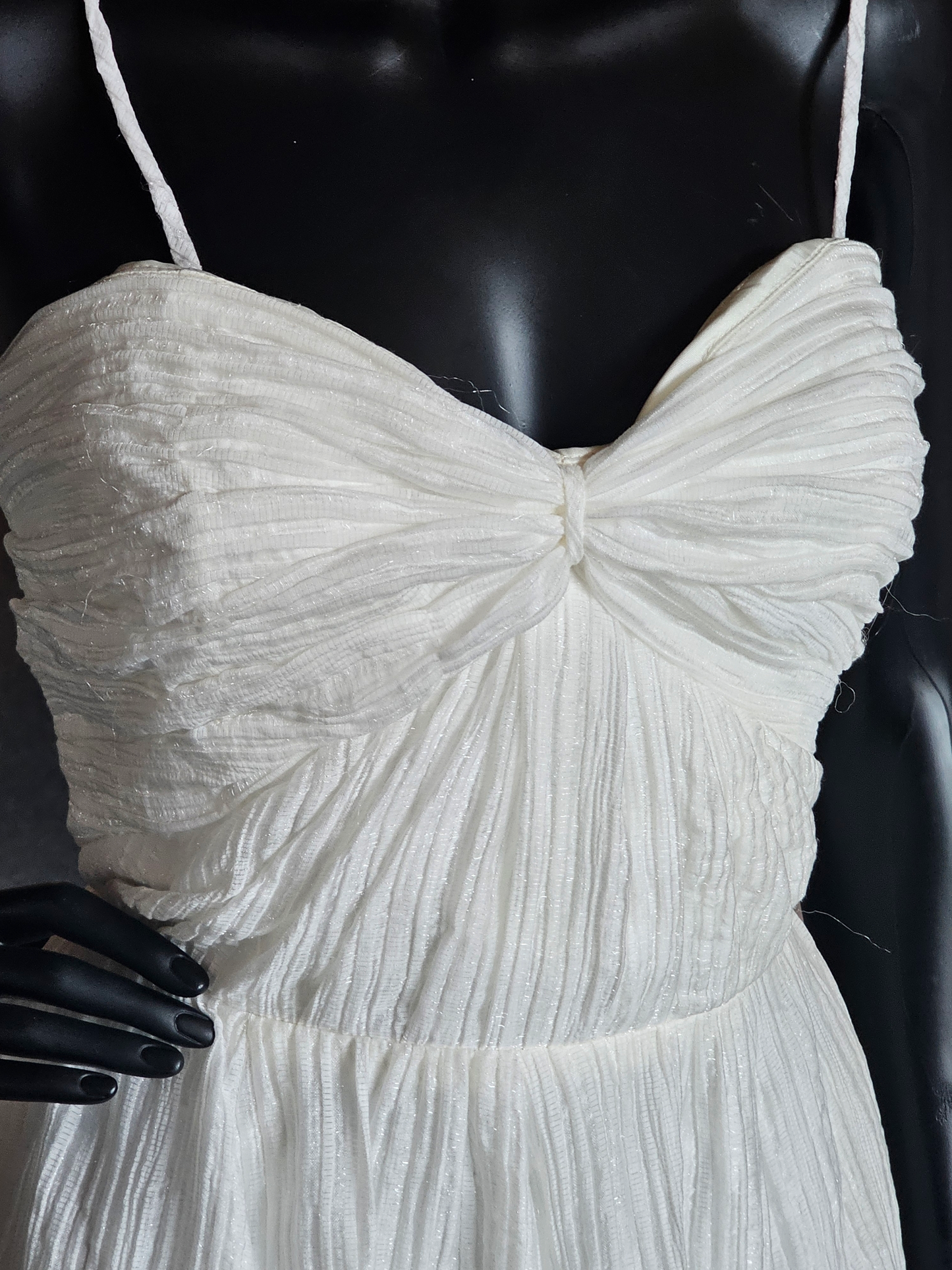 Ivory Crinkle Cotton - Encore by Watters - NWT