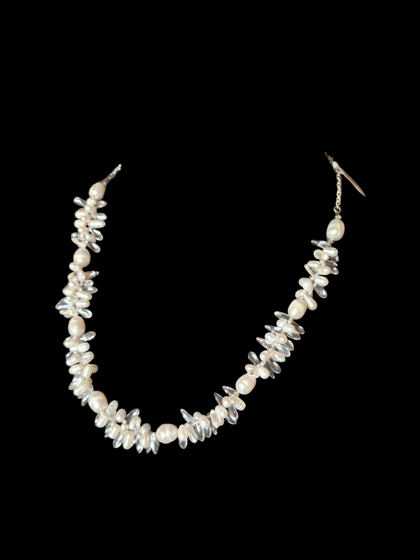 Freshwater Pearl Fringe Collar Necklace