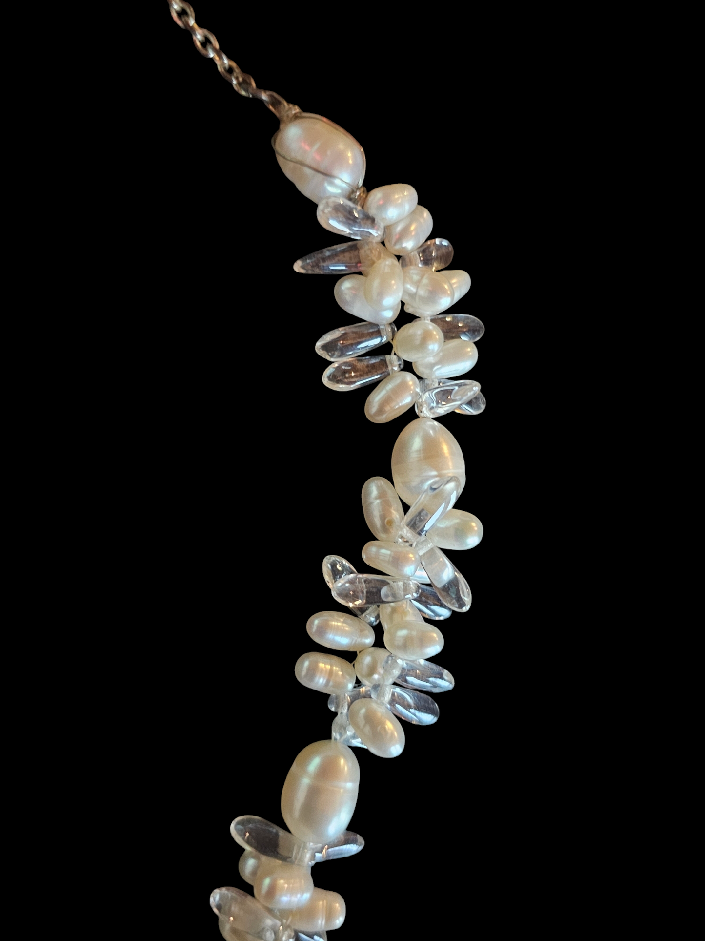 Freshwater Pearl Fringe Collar Necklace