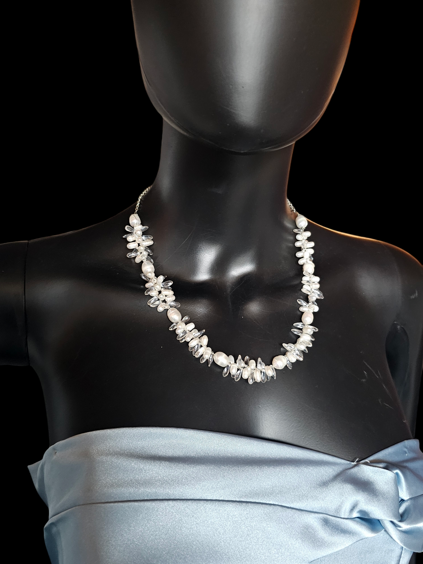 Freshwater Pearl Fringe Collar Necklace