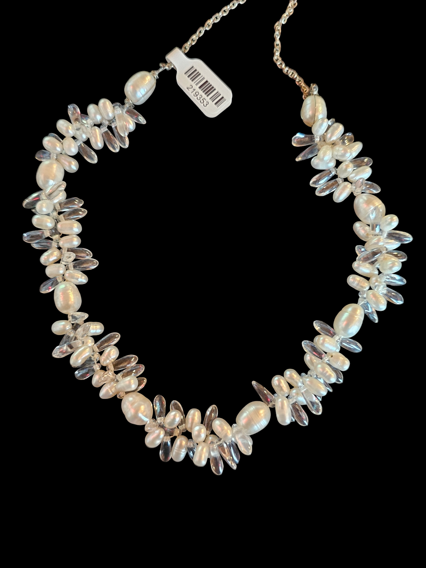 Freshwater Pearl Fringe Collar Necklace