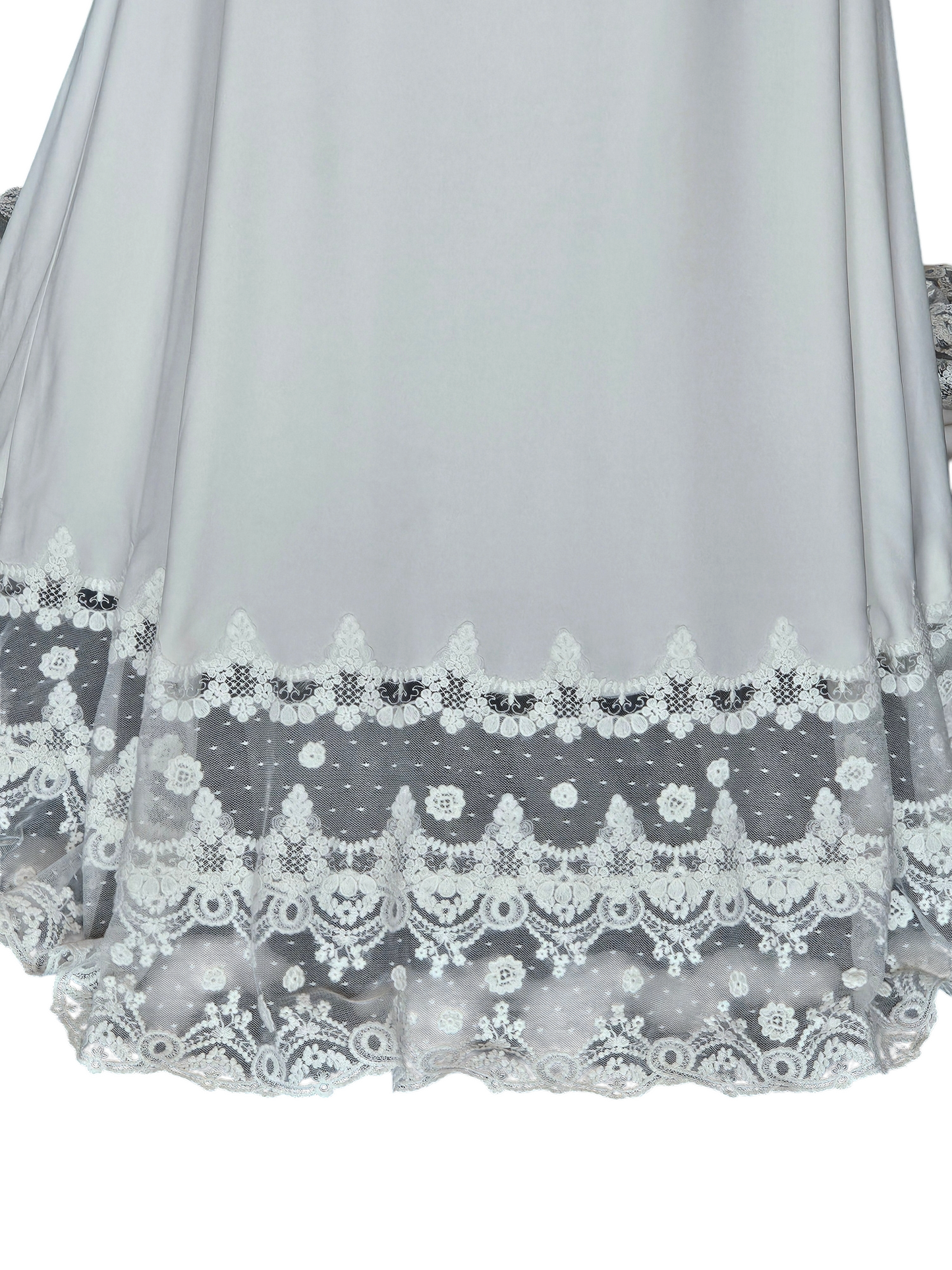 Lillian West Flutter Lace 6479LND Wedding Gown