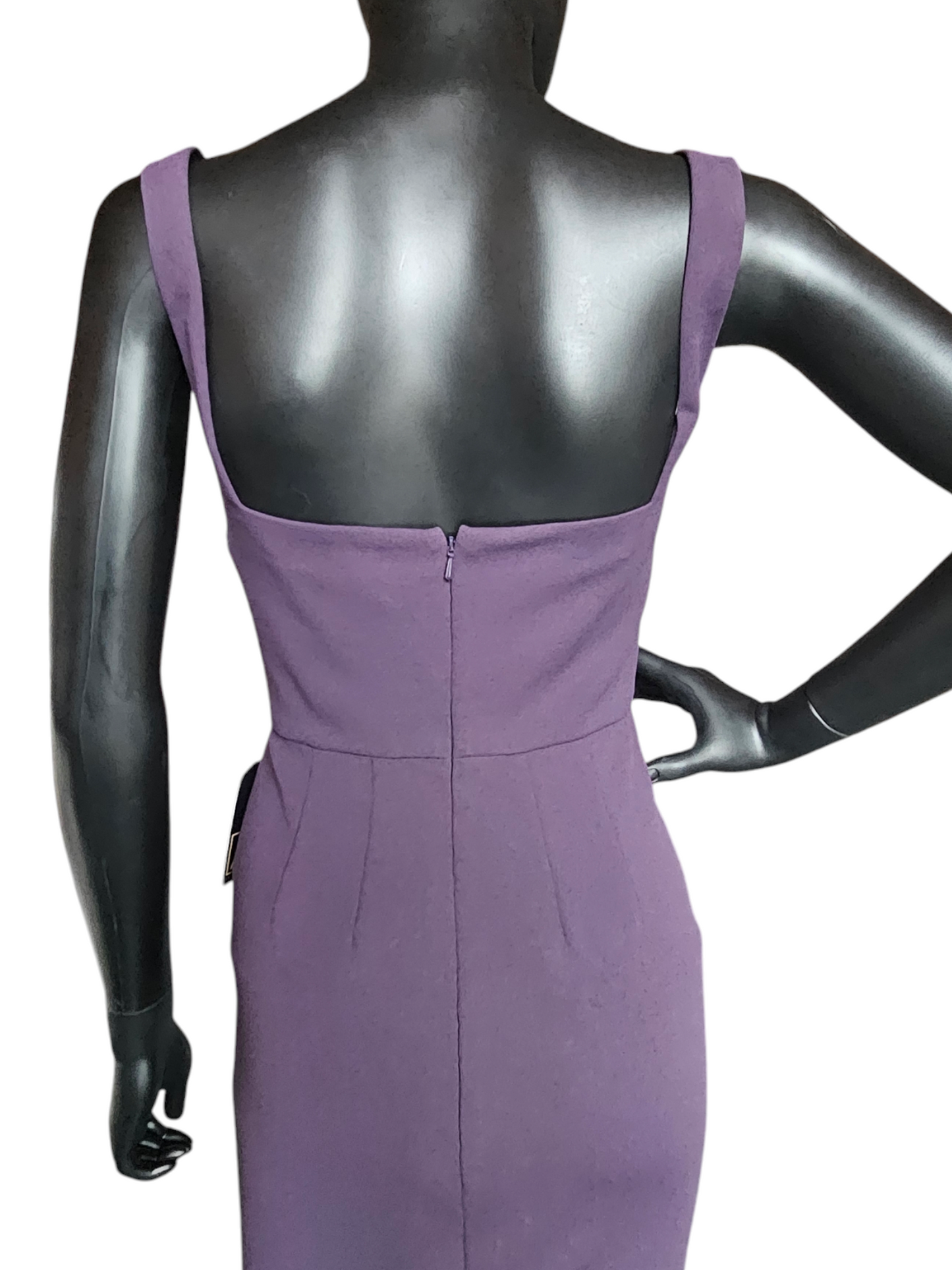 Watters Amethyst Fitted Square Neckline Formal Dress - NWOT