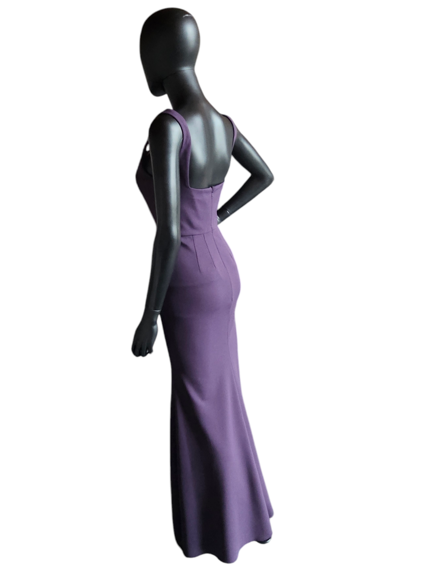 Watters Amethyst Fitted Square Neckline Formal Dress - NWOT