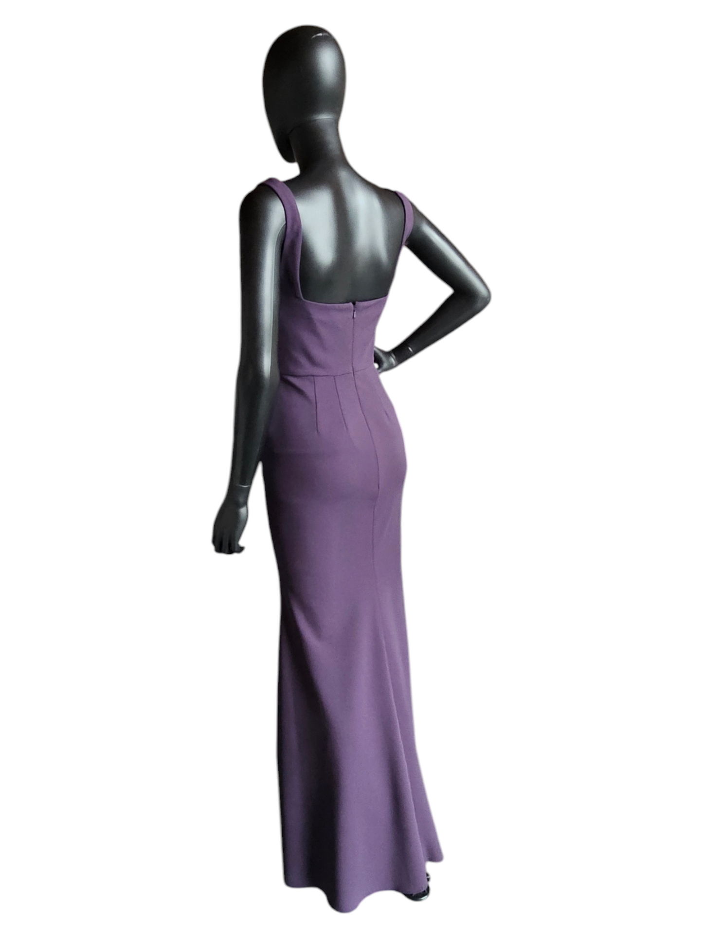 Watters Amethyst Fitted Square Neckline Formal Dress - NWOT