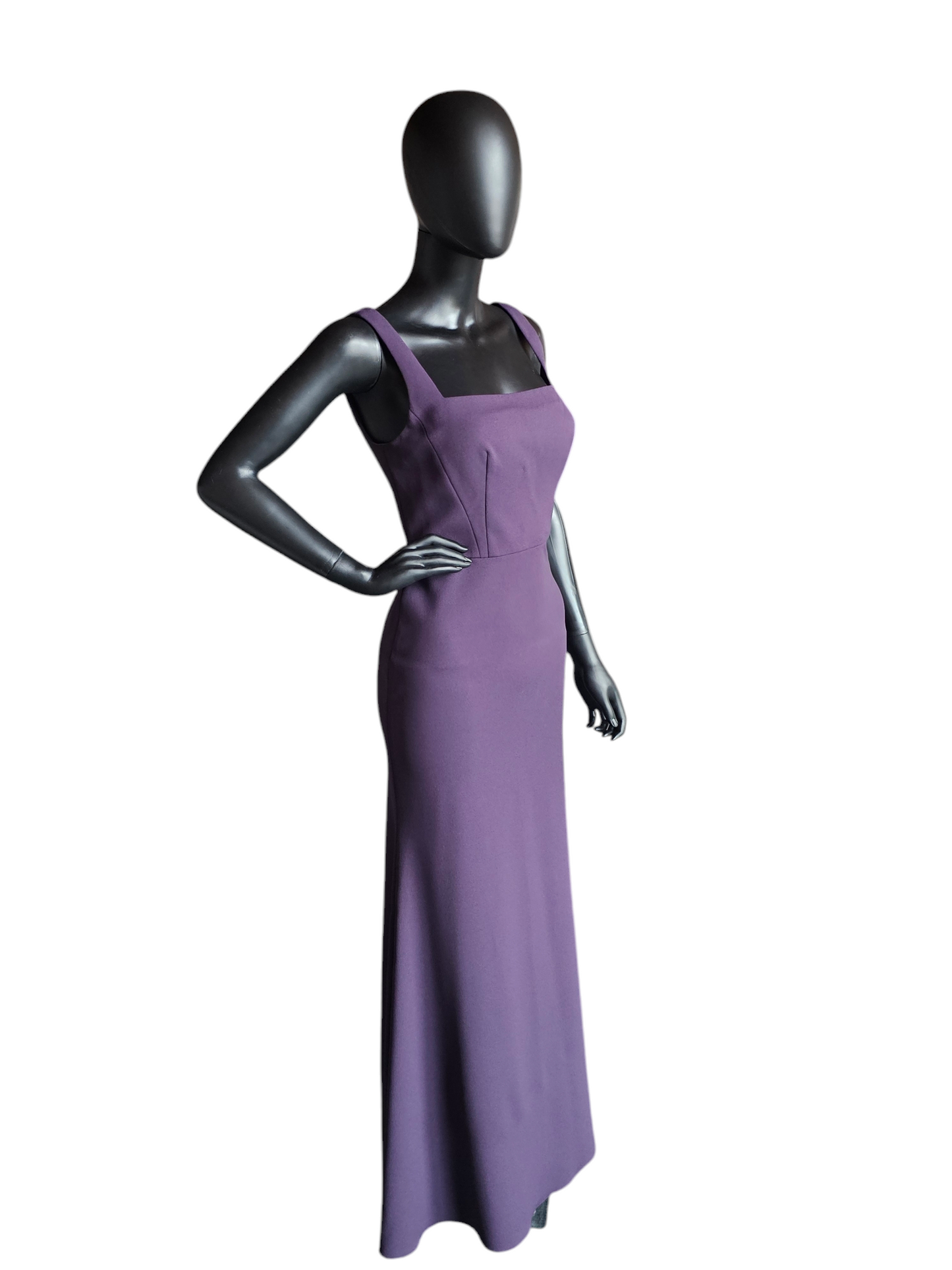 Watters Amethyst Fitted Square Neckline Formal Dress - NWOT