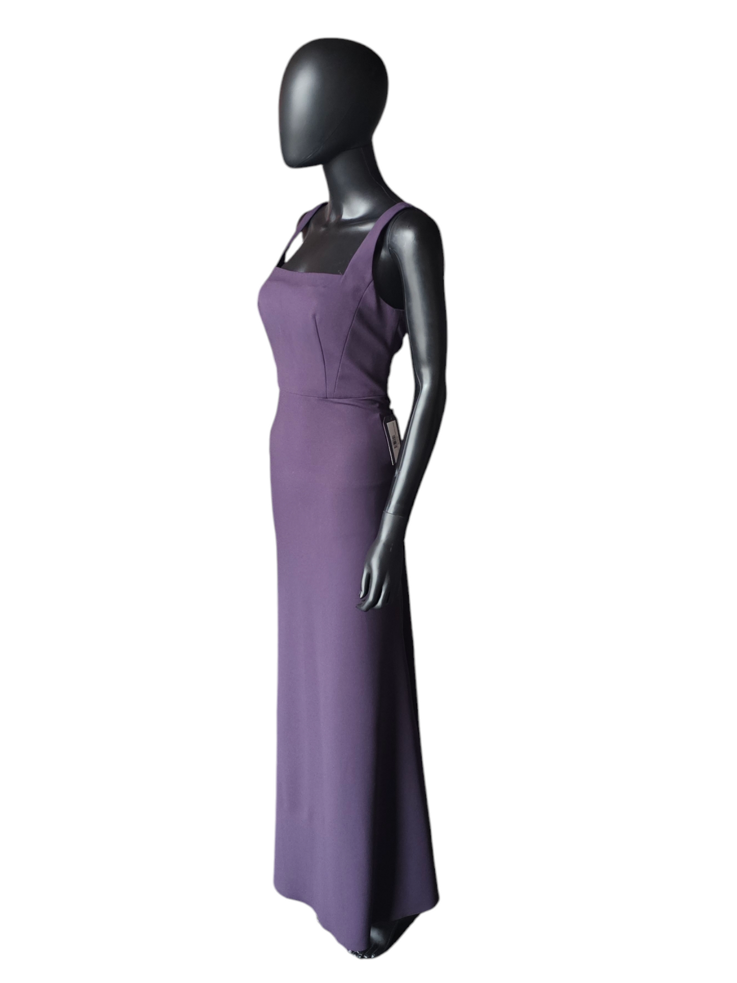 Watters Amethyst Fitted Square Neckline Formal Dress - NWOT