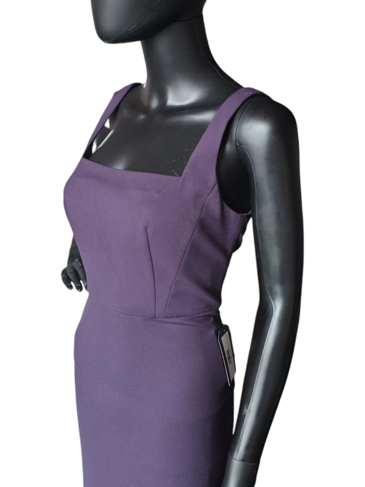 Watters Amethyst Fitted Square Neckline Formal Dress - NWOT