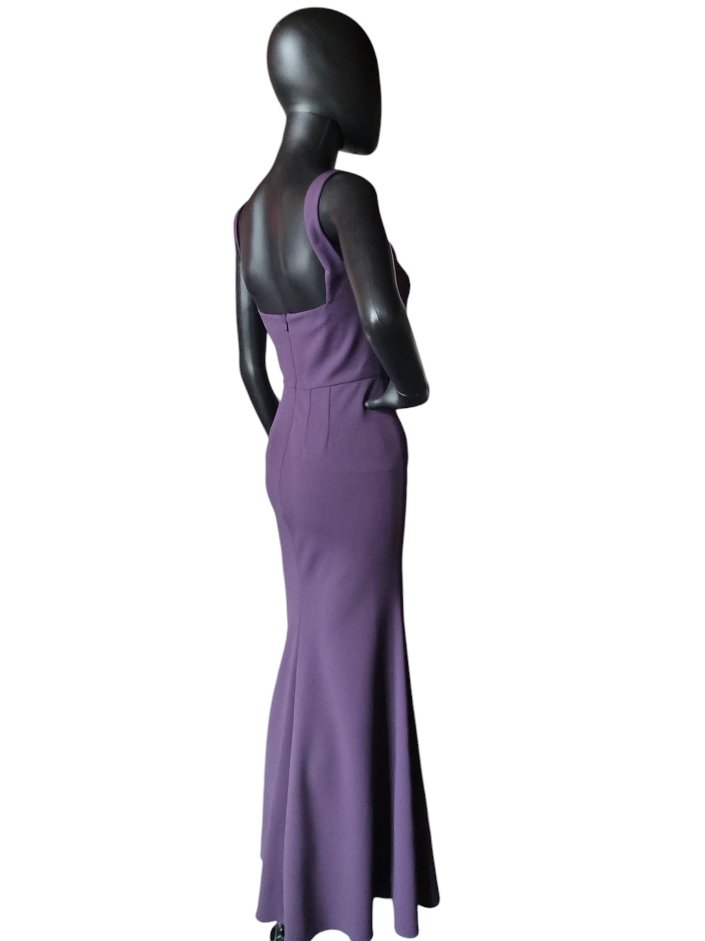 Watters Amethyst Fitted Square Neckline Formal Dress - NWOT