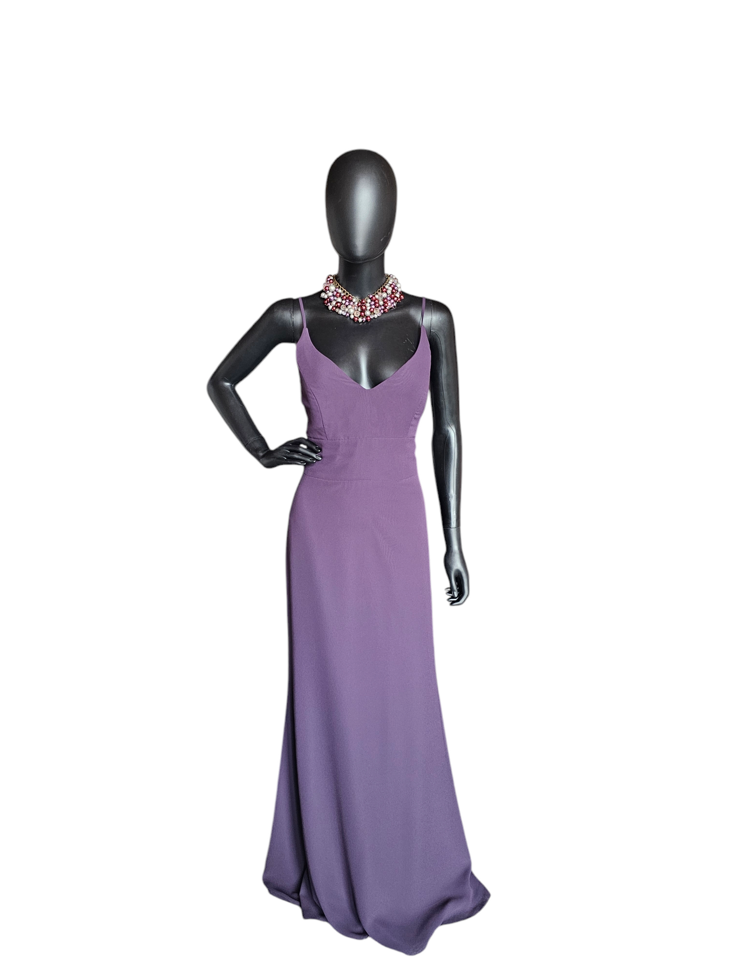 Purple Beaded Cluster Bib Necklace - Sequin/Nordstom