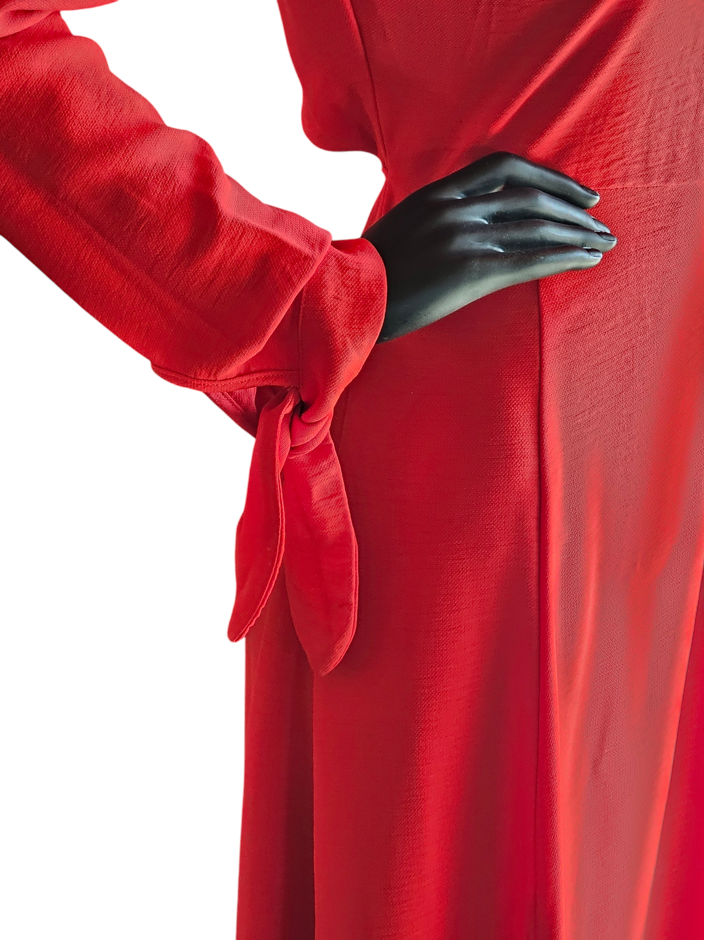 Red Long Sleeve Open Back Short Cocktail Dress - Sugar Lipz NWT